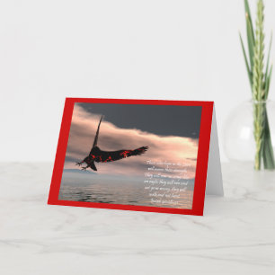 Carte 40:28 d'Isaïe de vers de bible - 31 avec Eagle