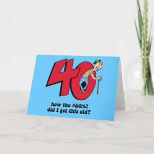 Carte 40e anniversaire