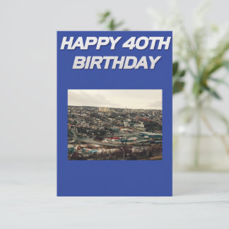 Carte 40e anniversaire