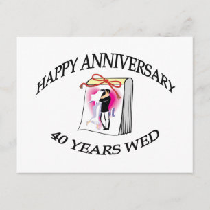 Carte 40e ANNIVERSAIRE
