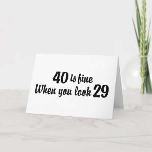 Carte 40e anniversaire