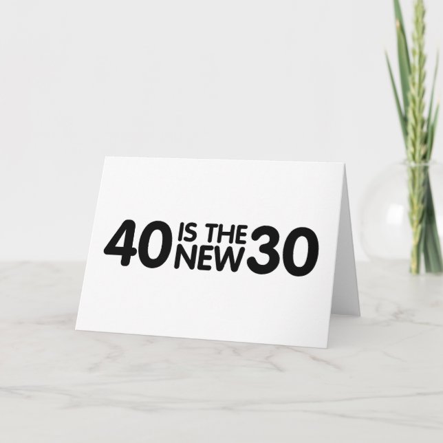 Carte 40e anniversaire (Devant)