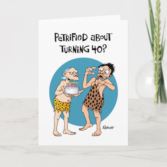 Carte 40e anniversaire du fils (Devant)