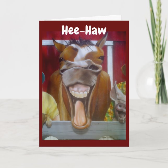 Carte **40e ANNIVERSAIRE** LE COMÉDIEN DONKEY ENVOIE DES (Devant)