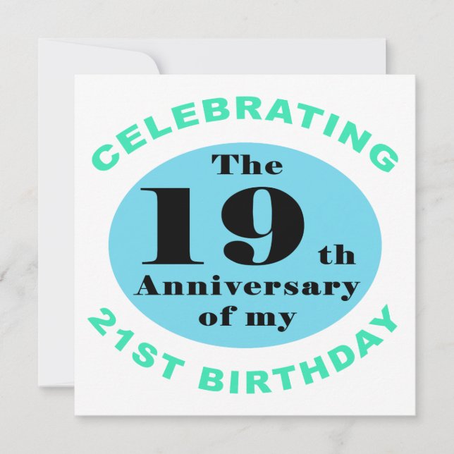 Carte 40e Humour d'anniversaire (Devant)