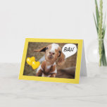 Carte **40th BIRTHDAY** WISHES FROM A SILLY LITTLE GOAT<br><div class="desc">THIS LITTLE KID EST *NOT KIDDING AROUND* WHEN HE OR SHE IS WISHING HIS OR HER ***a very SPECIAL 40th BIRTHDAY*** AND HE IS A BIT CONFUSED TOO! THANK YOU FOR STOPPING BY ONE OF MY EIGHT STORES!!!!!!</div>