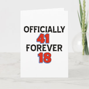 Carte 41e anniversaire