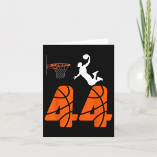 Carte 44 Ans Slam Dunk C'est mon 44e anniversaire Bysket