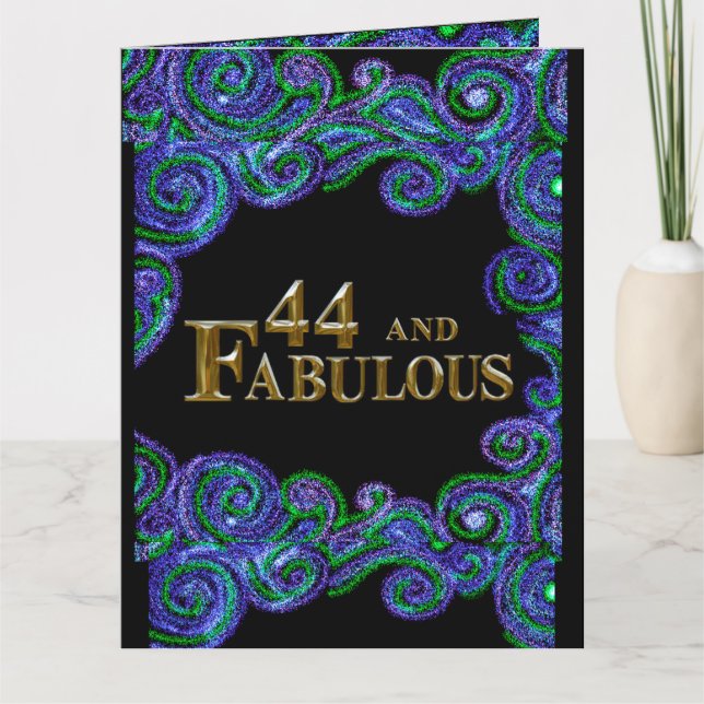 Carte 44e anniversaire  (Devant)