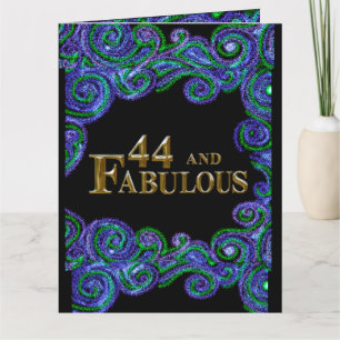 Carte 44e anniversaire 