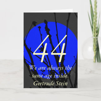 Carte 44e Anniversaire