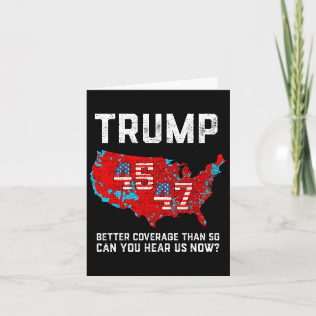 Carte 45 47 Trump Meilleure couverture que 5 g Donald Tr (Devant)