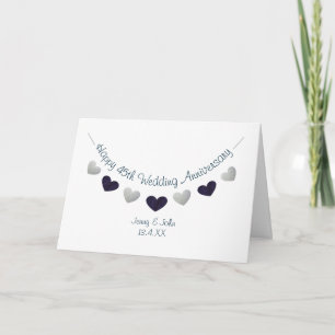 Carte 45e saphir mariage anniversaire conception de l'en