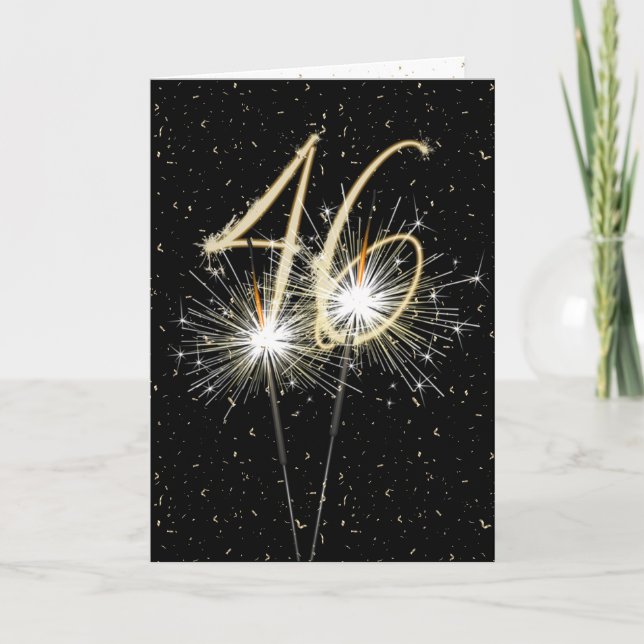 Carte 46e anniversaire du mariage (Devant)