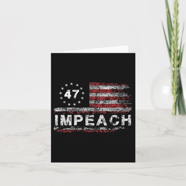 Carte 47 Trump 47e président américain (Devant)