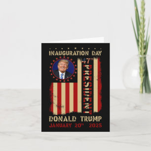 Carte 47e Journée d'investiture du président Trump 2025