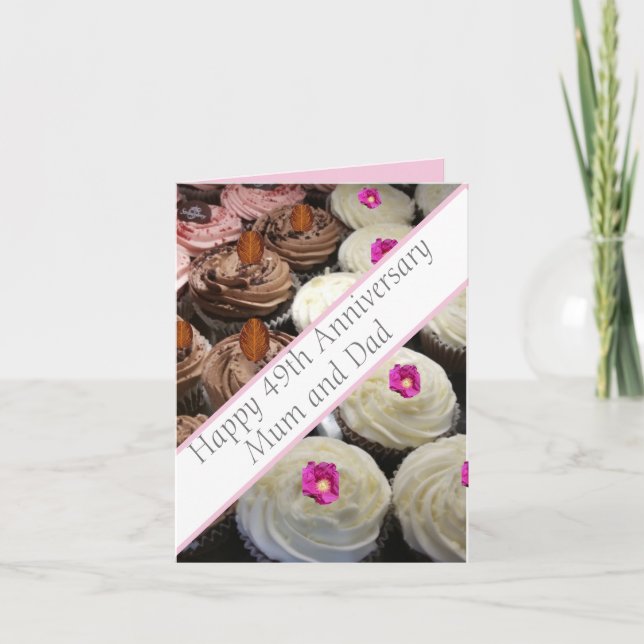 Carte 49e anniversaire du Mariage (Devant)