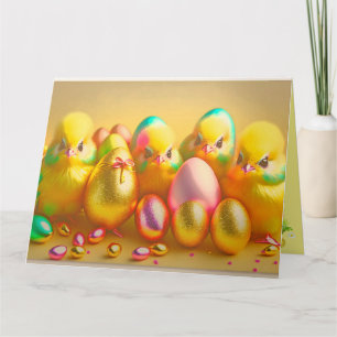 Carte 4 Collection de poulet de Pâques