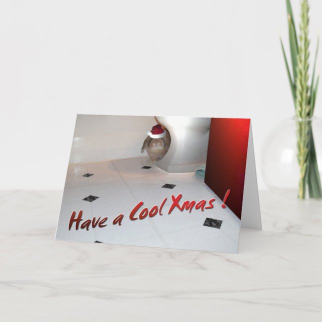 Carte 4 de Noël de lapin (Devant)