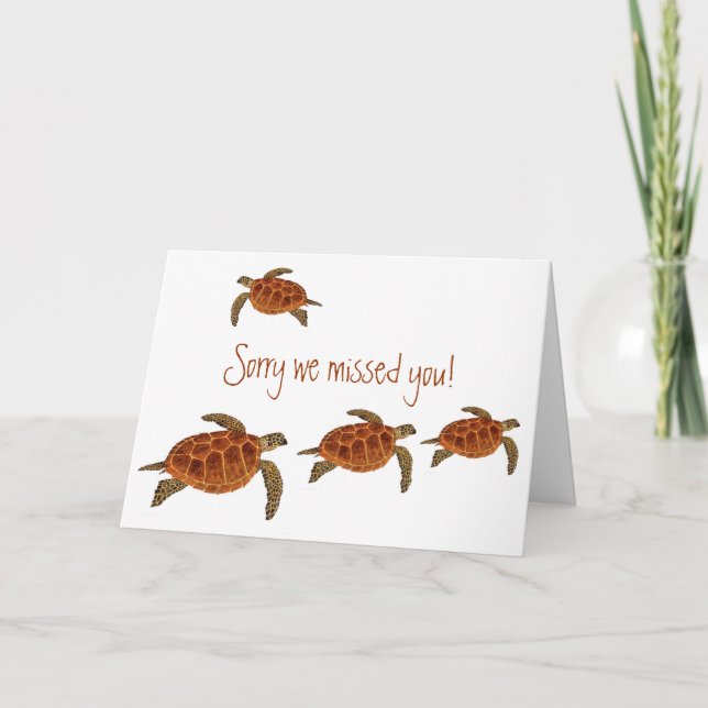 Carte 4 Hawksbill Turtles (Devant)