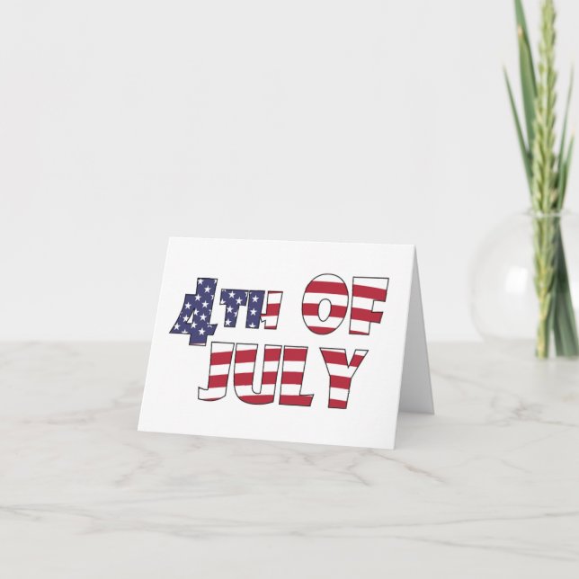 Carte 4 juillet (Devant)