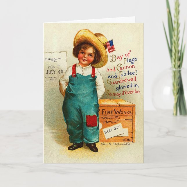 Carte 4 juillet (Devant)