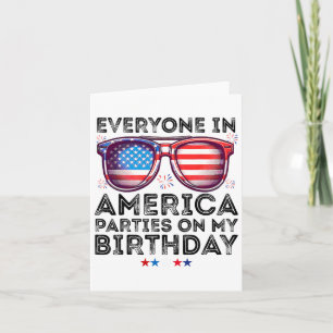 Carte 4 juillet 2025 Tout Le Monde En Amérique Fête Sur