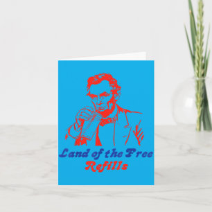 Carte 4 juillet Abe Lincoln Terre Des Recharges Drôle