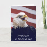 4 juillet aigle et drapeau