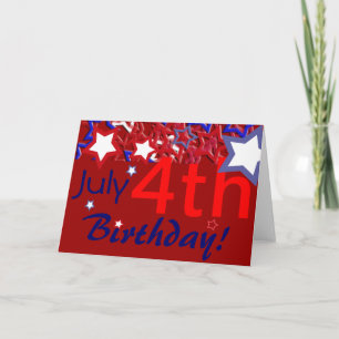 Carte 4 juillet Anniversaire !