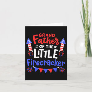 Carte 4 juillet Anniversaire Grand-Père Du Petit Fir