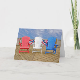 Carte 4 juillet chaises