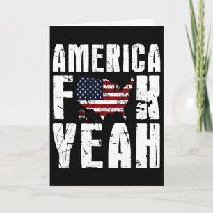 Carte 4 juillet drôle - America ouais