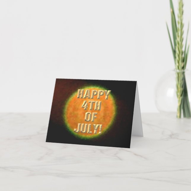 Carte 4 juillet Fireworks 9 (Devant)