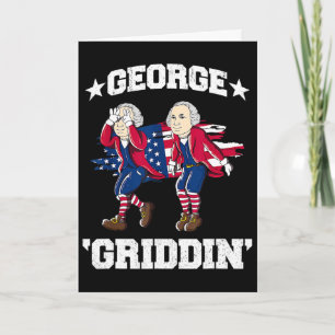Carte 4 juillet George Washington Griddy George Griddi