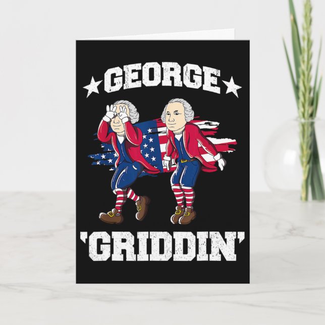 Carte 4 juillet George Washington Griddy George Griddi (Devant)
