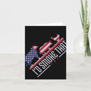 Carte 4 juillet I' ; d Fumer que Patriot Barbecue C