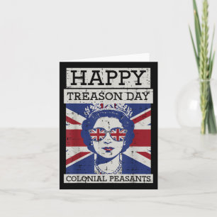 Carte 4 juillet Reine Joyeuse Journée de la trahison Drô