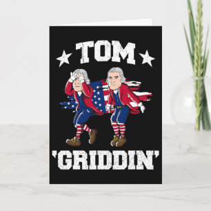 Carte 4 juillet Thomas Jefferson Griddy Tom Griddin