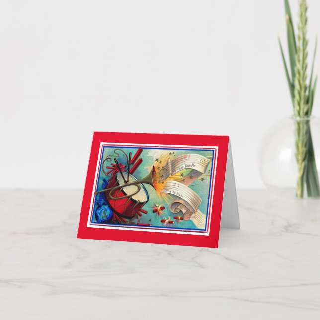 Carte 4 juillet vintage (Devant)