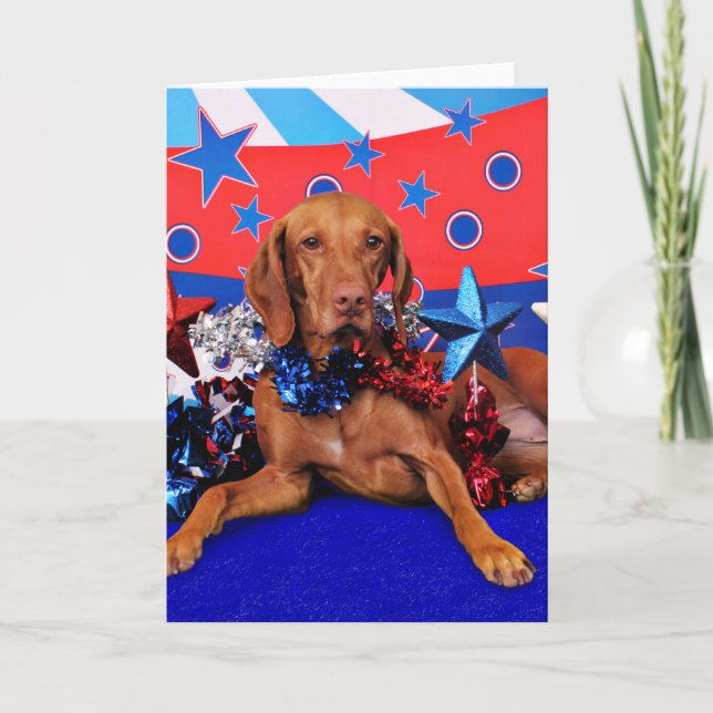 Carte 4 juillet - Vizsla - Reagan (Devant)