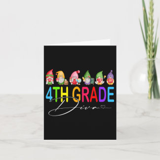 Carte 4e année Diva Gnomes Retour à l'école