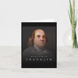 Carte 4e Père fondateur Ben Benjamin Franklin Tee