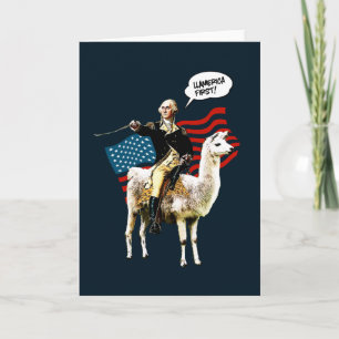 Carte 4th of July Independence Day Funny Ll-America Gift