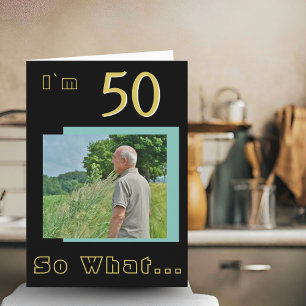 Carte 50 Alors ce drôle Inspirationnel 50e anniversaire 