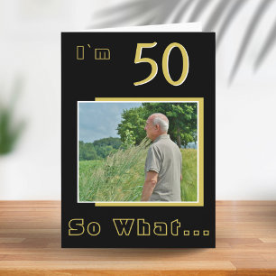 Carte 50 Alors ce drôle Inspirationnel 50e anniversaire 