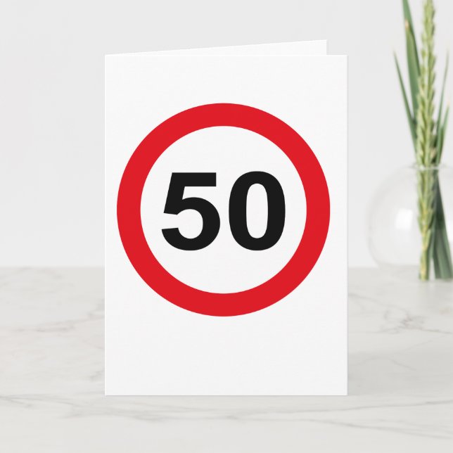 Carte 50 ans (Devant)