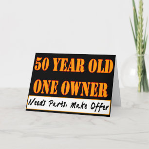Carte 50 ans, un propriétaire - Besoin de pièces, faire