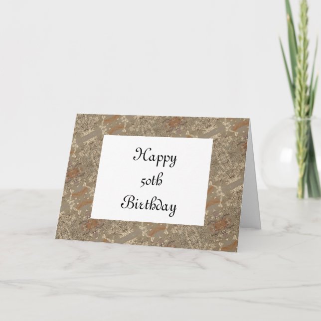 Carte 50 e anniversaire (Devant)