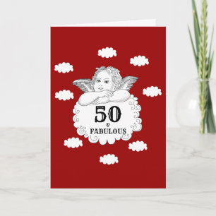 Carte 50 et 50e anniversaire fabuleux